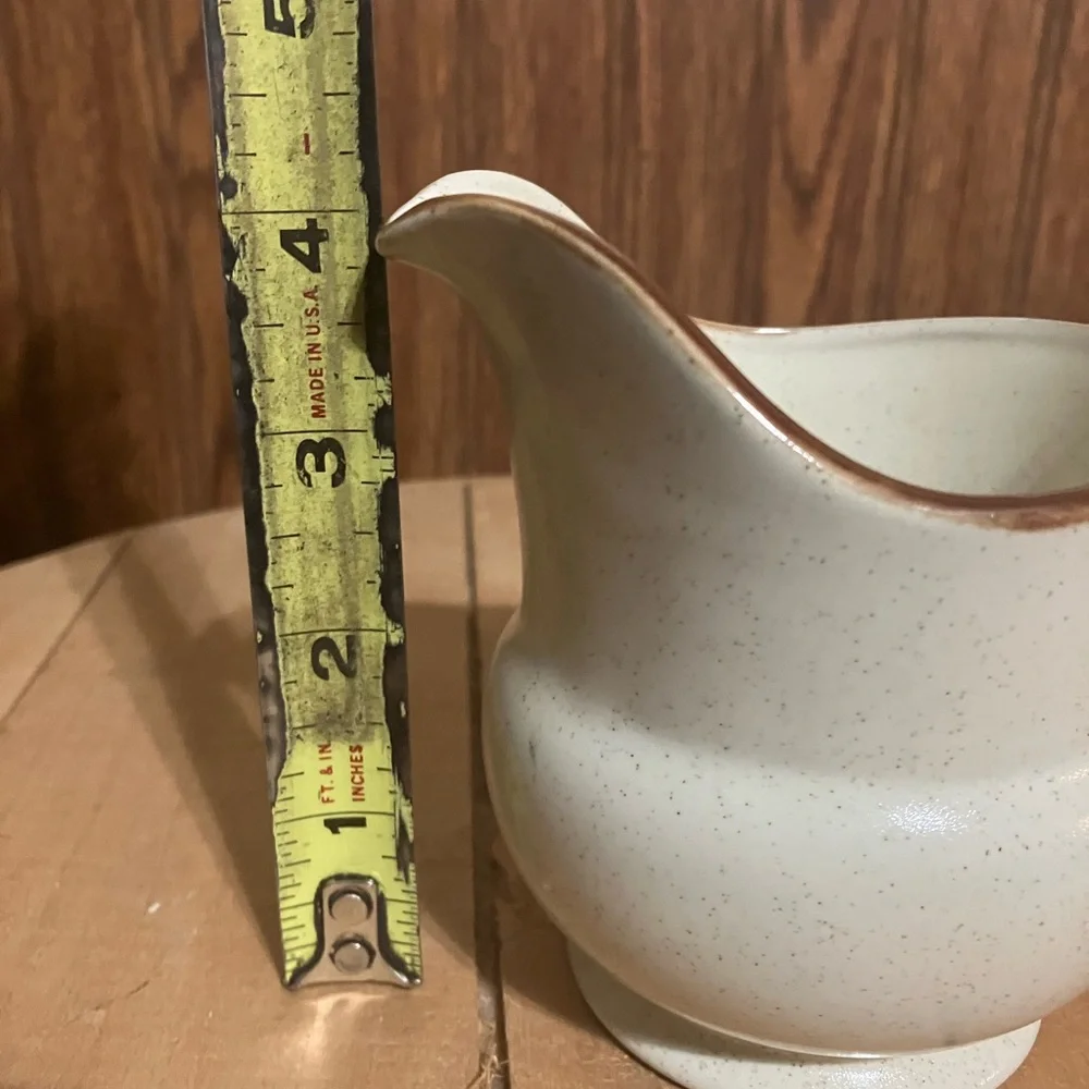 Vintage Stoneware Hearthside Creamer Floral Expressions Japan